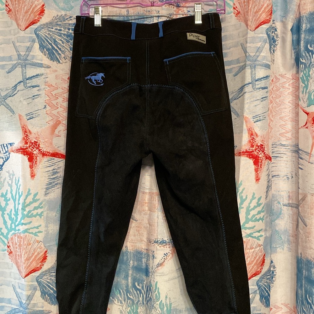 High Rise Piper Full Seat Suede Breeches 28R